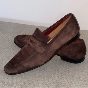 magnanni shoes Suede Leather for men size 10 in great condition